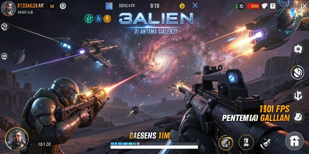 Gameplay seru melawan alien dalam 138ALIEN dengan grafis menakjubkan.
