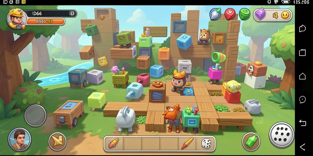 Screenshot gameplay ID66 menampilkan tantangan Puzzle yang menarik.
