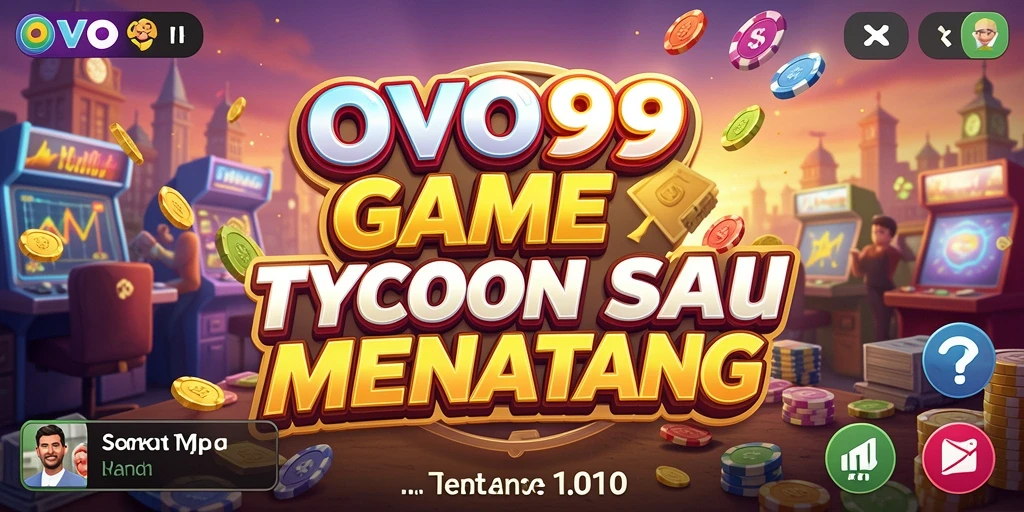 Gameplay seru di OVO99 yang menampilkan dunia Tycoon.