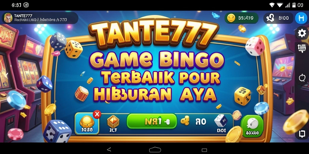 Gameplay seru Bingo di TANTE777 dengan tampilan menarik.