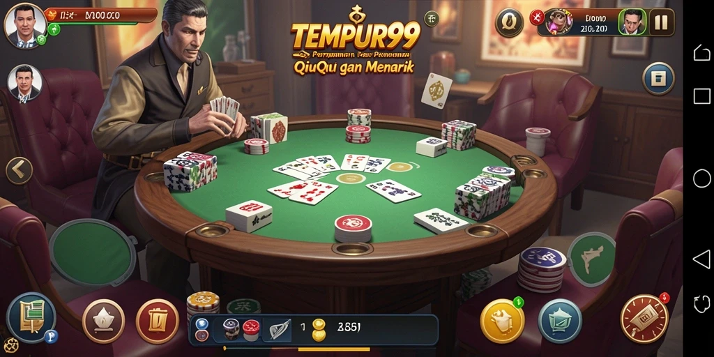 Tampilan gameplay menarik dari game QiuQiu TEMPUR99.