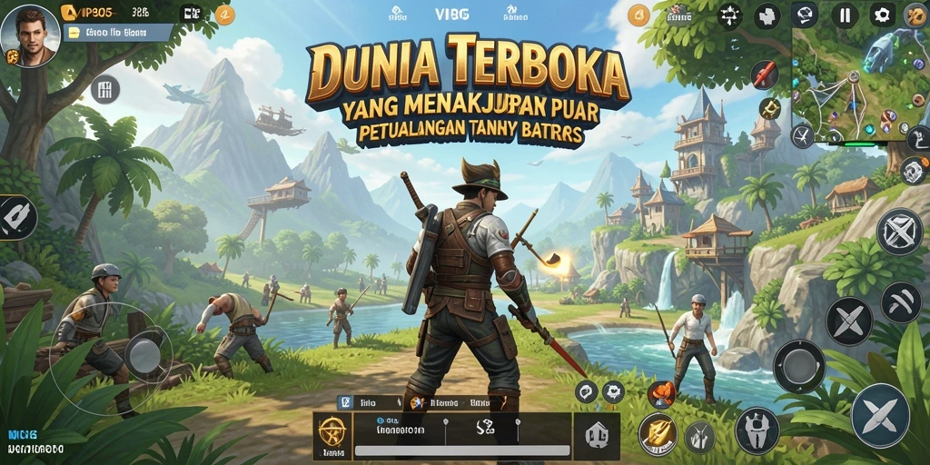 Gameplay VIP805 yang menakjubkan dalam dunia Open World.