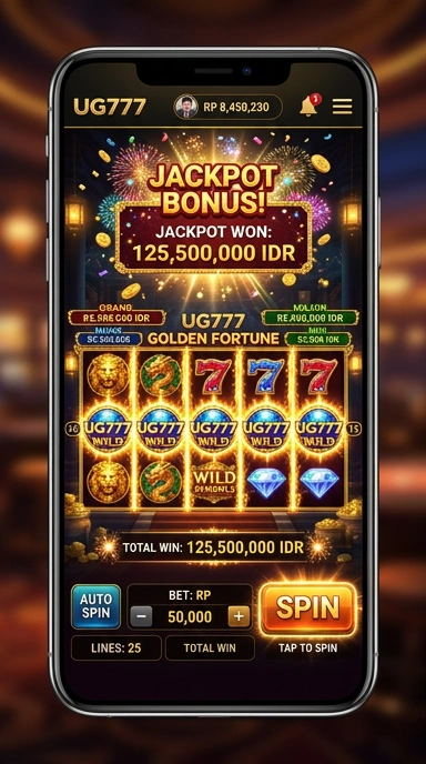 Proses pengunduhan aplikasi di ug777 yang cepat dan mudah.